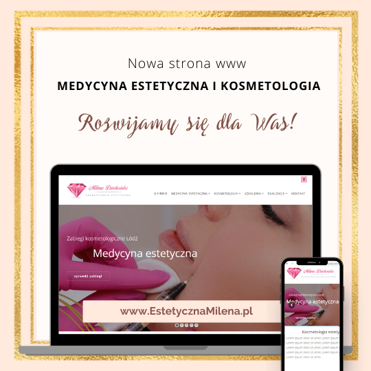 Nowa odsłona strony www EstetycznaMilena.pl